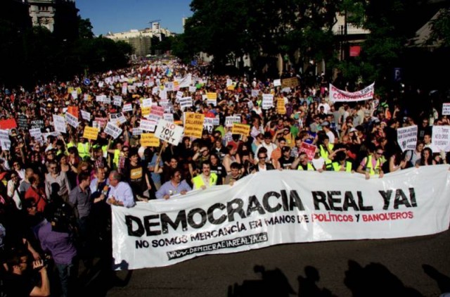 15M Democracia real ya (cover)