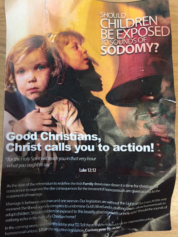 Should children be exposed to sounds of sodomy? Good Christians, Christ calls you to action!