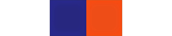 azul-naranja