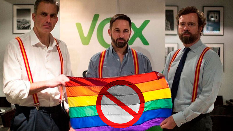 VOX y las banderas del orgullo